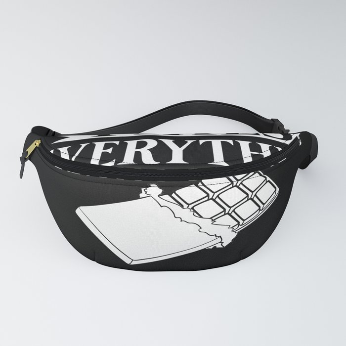 Chocolate Candy Bar Choco Dark Keto Fanny Pack