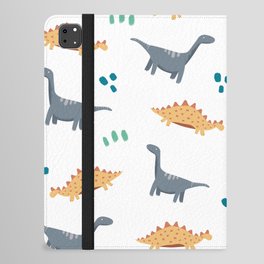 Cute Dinosaurs Print Dino Lover Pattern iPad Folio Case