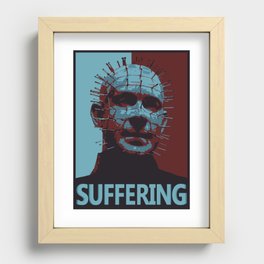 Horror Print Series-Suffering Recessed Framed Print
