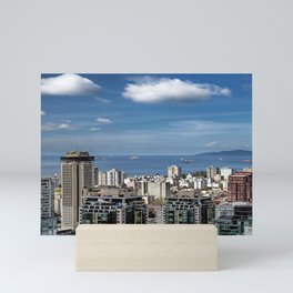 Aerial view at Downtown Vancouver Mini Art Print