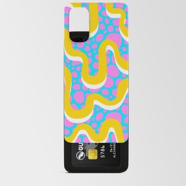 Abstract colorful retro 80s print seamless pattern Android Card Case