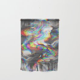 707   abstract paint pattern texture concept color colorful glitch psychedelic marble wavy distort l Wall Hanging