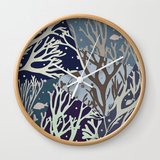 Under the Sea - Abstract Wall Clock