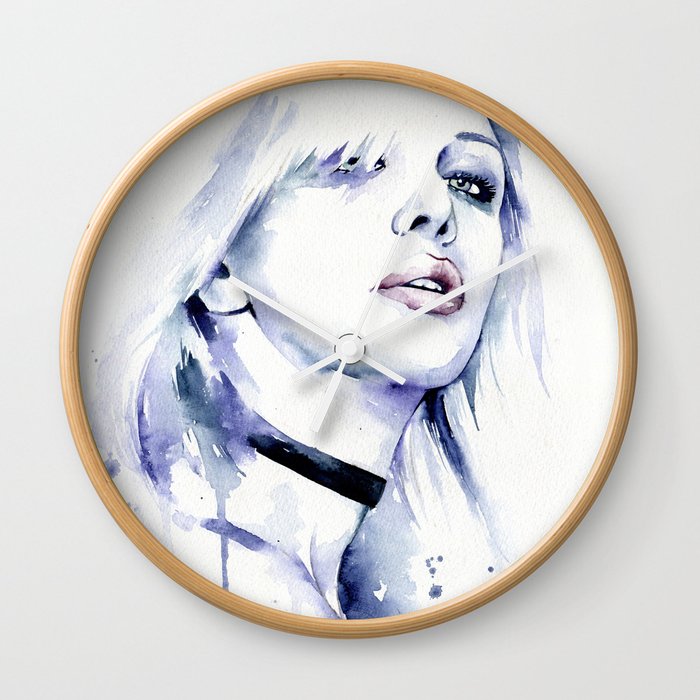 Violet (Courtney) Wall Clock