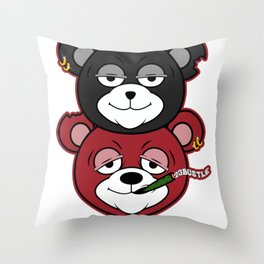 bear high DS Throw Pillow
