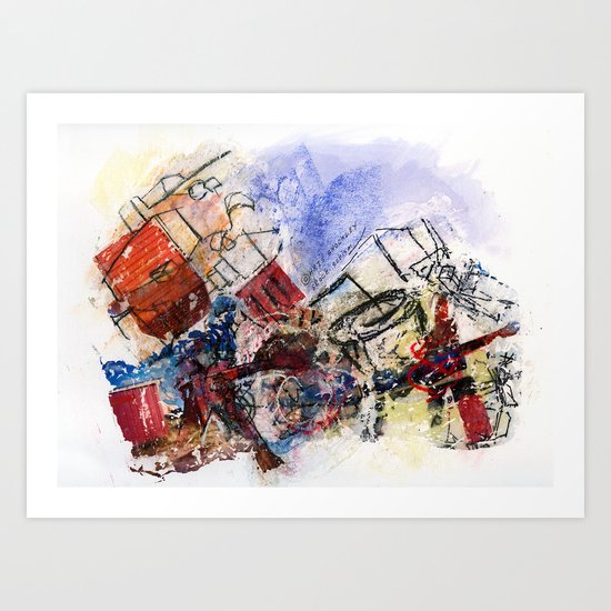 monday dead Art Print