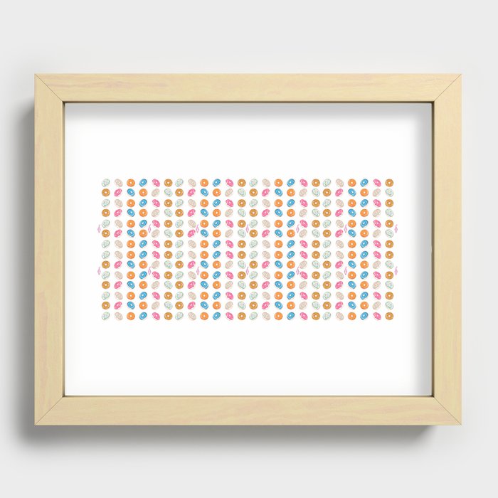 Sweet Donuts for all yammi gnammi!!! Recessed Framed Print