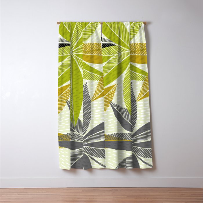 Modern Hawaiian Print Blackout Curtain By Kristiangallagher Society6