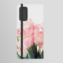Pink Tulips Android Wallet Case