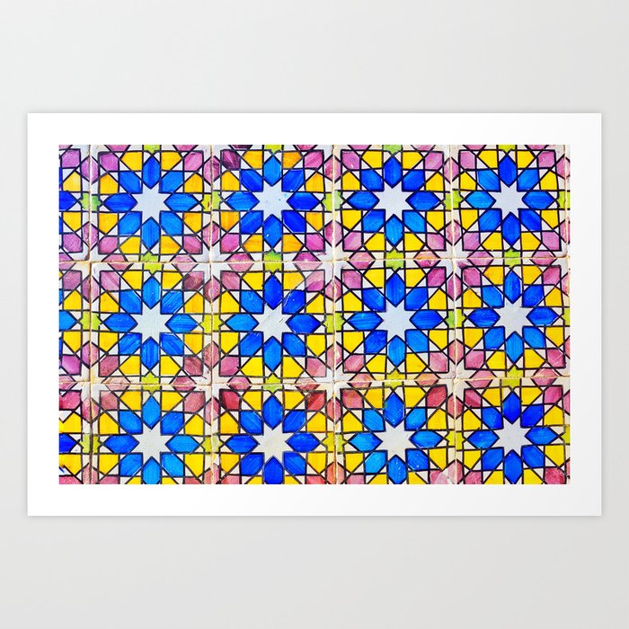 Azulejos - Portuguese tiles Art Print