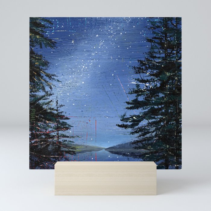 morning stars Mini Art Print