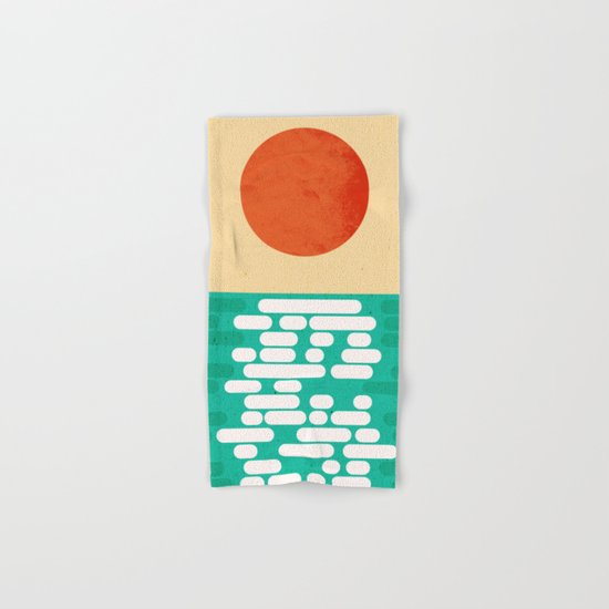 Sun over the sea Hand & Bath Towel