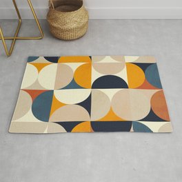 mid century abstract shapes fall winter 1 Area & Throw Rug