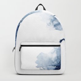 Blue Watercolor Poppies #2 Backpack