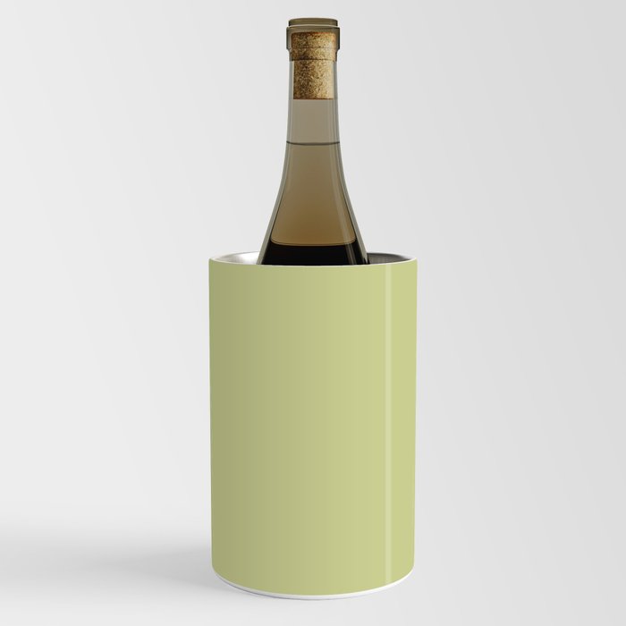 Pale Green Solid Color Wine Chiller