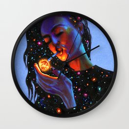 Ask the Universe Wall Clock | Cigarette, Smoke, Nebula, Curated, Smoking, Space, Comet, Shootingstar, Cosmic, Grunge 