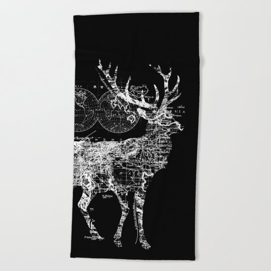 Deer Wanderlust Beach Towel