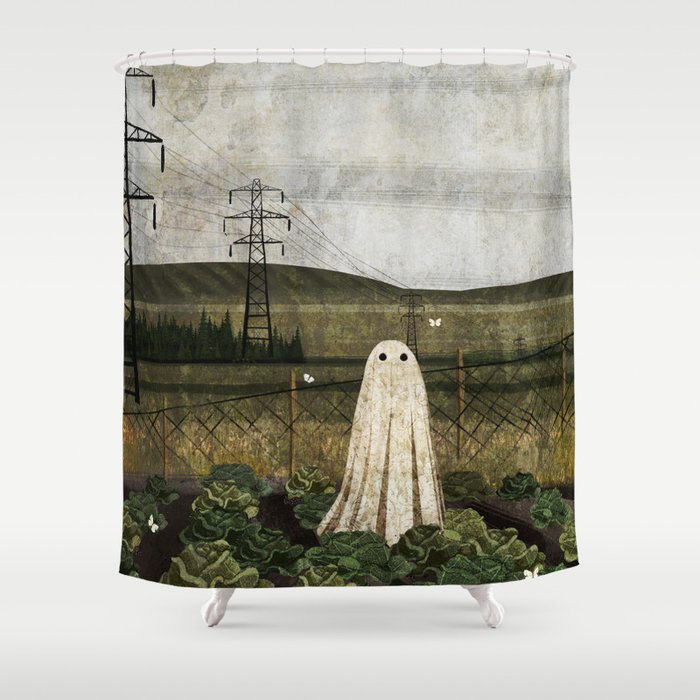 There's A Ghost in the Cabbage Patch Again... Shower Curtain