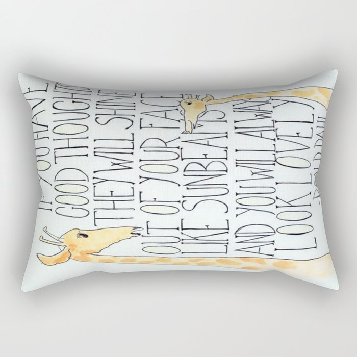 Good Thoughts Rectangular Pillow