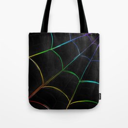 Rainbow Web Tote Bag