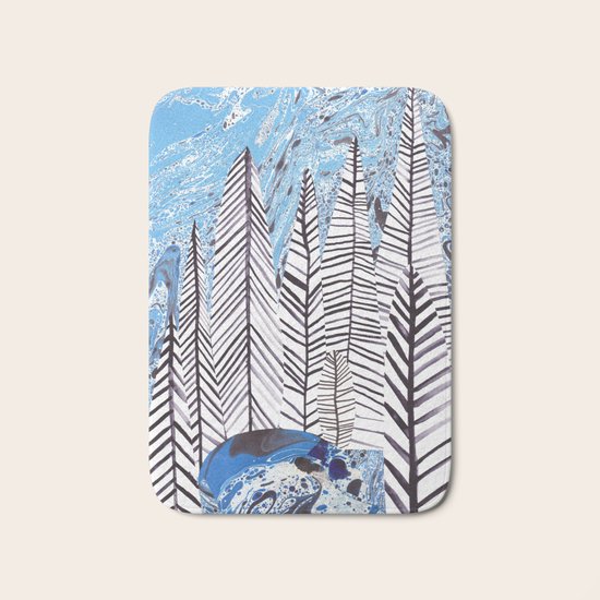 Forest lake Bath Mat