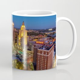 Providence, Rhode Island Night Skyline Coffee Mug