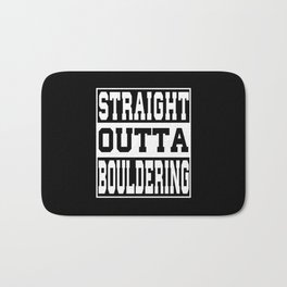 Bouldern Saying Funny Bath Mat