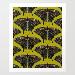 swallowtail butterfly citron Art Print