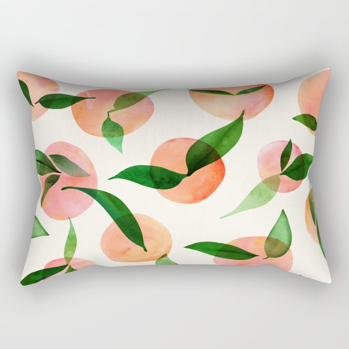Abstract Summer Fruit Pattern Rectangular Pillow