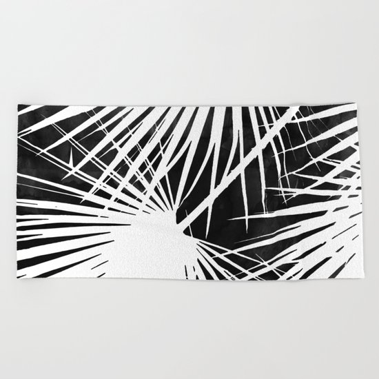 Desaturated Palm Beach Towel
