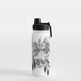 monochrome florals  Water Bottle