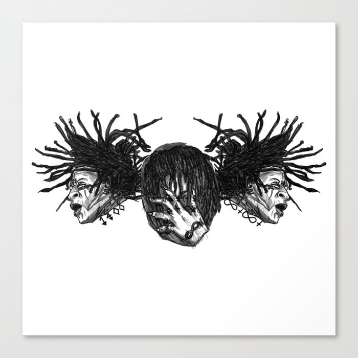 Trippie Redd Canvas Print By Raspberrytheartist Society6