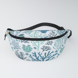 Blue corals Fanny Pack