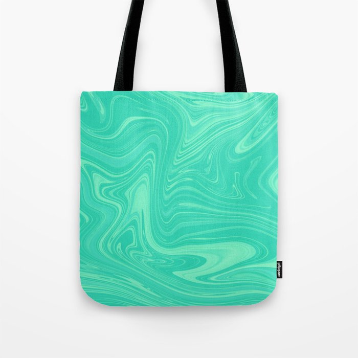 Green Abstract Tote Bag