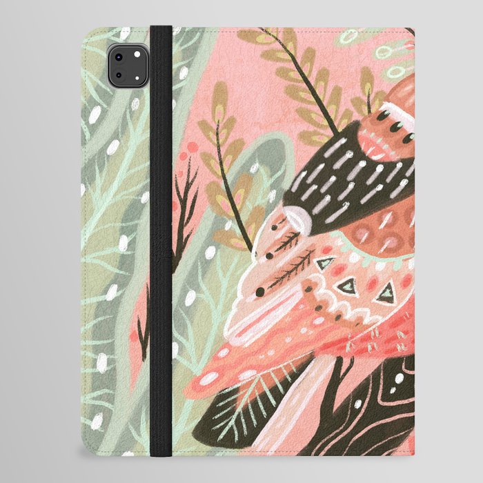 Little Pink Bird iPad Folio Case