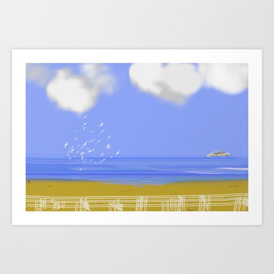 The Bay Art Print
