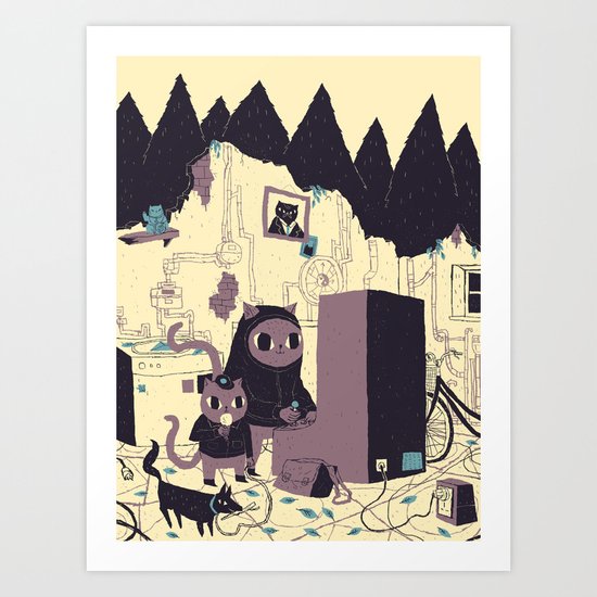 old discovery Art Print