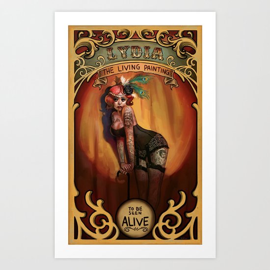 Lydia Art Print
