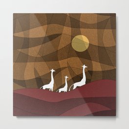Beautiful warm giraffe family design Metal Print | Giraffes, Giraffe, Pattern, Digital, Graphicdesign, Giraffedesign, Abstractgiraffe, Animal, Animalgiraffe, Nature 