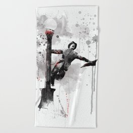 Singing in the Rain - Gene Kelly Beach Towel