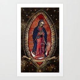 Santa Muerte Art Print