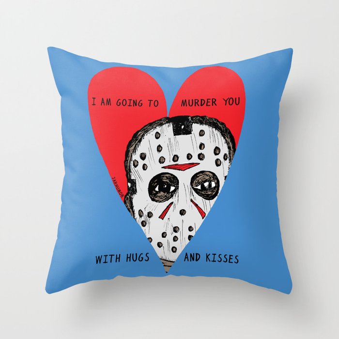 Murder Love Throw Pillow