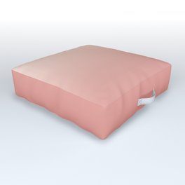 Ombre Pink Coral Outdoor Floor Cushion