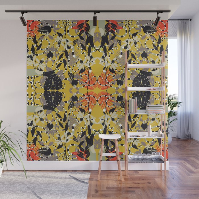 Jungle party Wall Mural