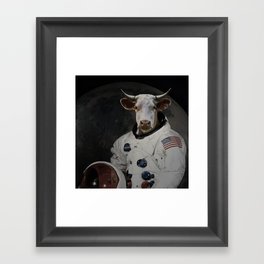 The Cow That Jumped Over the MOOn Framed Art Print