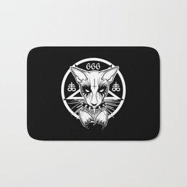 Black Metal Cat Bath Mat