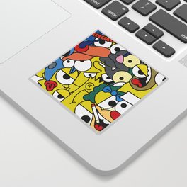Picasso Simpson Mix Sticker