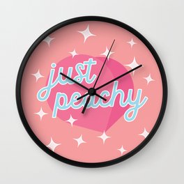 Just Peachy Wall Clock