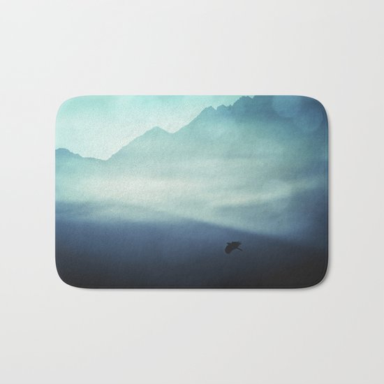 Vanishing Mountains Bath Mat