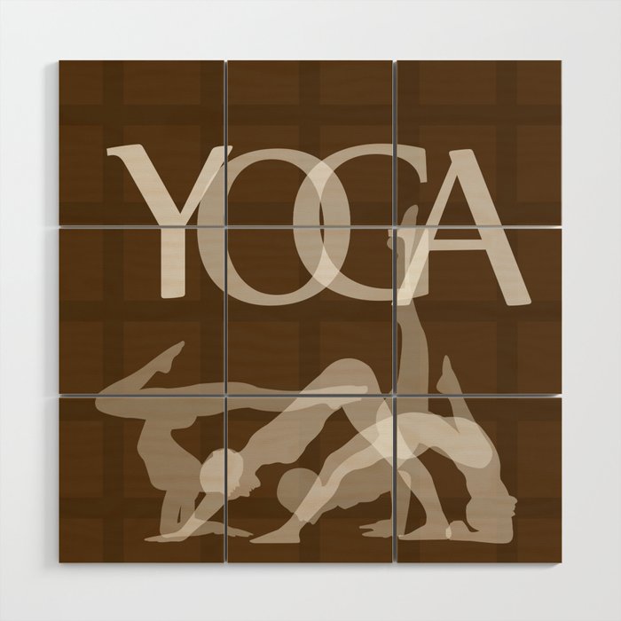 Yoga and meditation Wood Wall Art